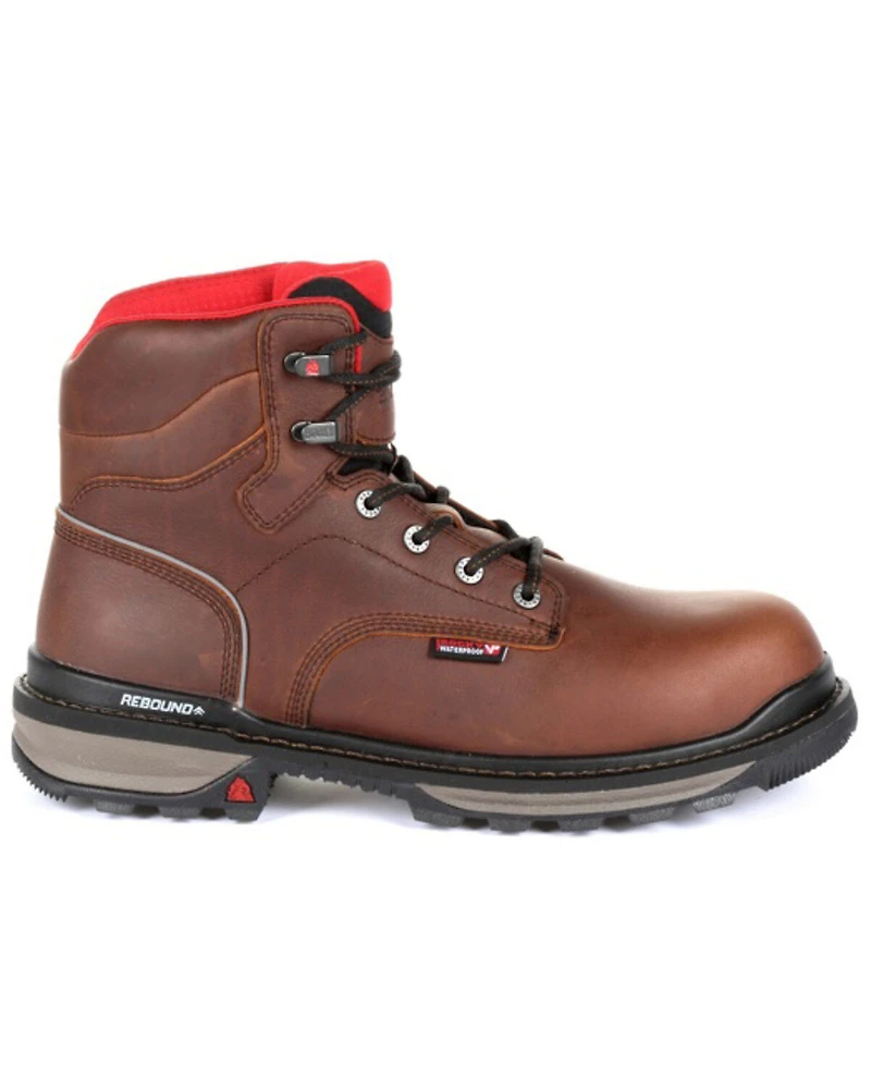 Rocky Men's Rams Horn Waterproof Work Boots - Soft Toe