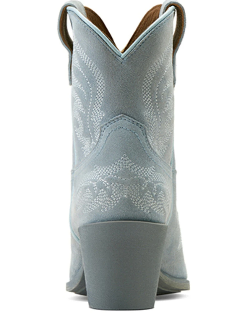 Ariat Women's Chandler Suede Western Booties - Snip Toe