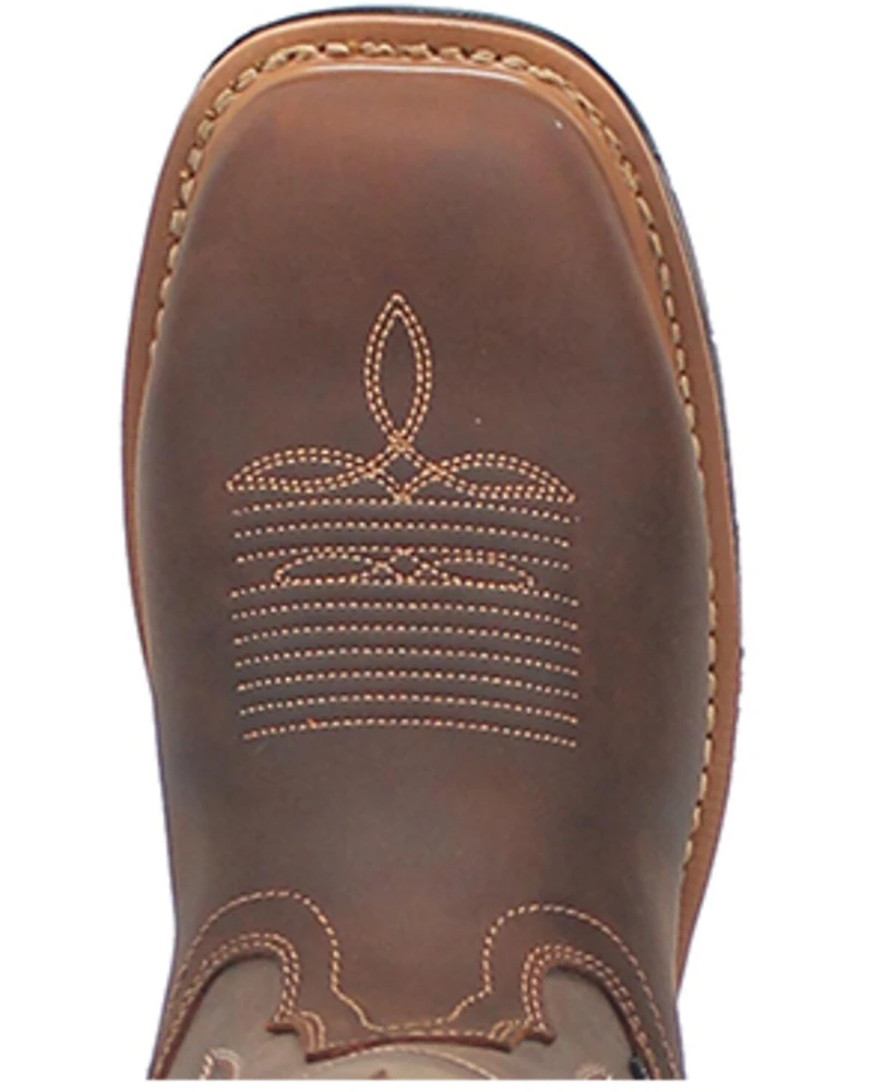 Dan Post Men's Kirk 11" Pull-On Waterproof Work Boots - Broad Square Toe