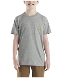 Carhartt Little Boys' Short Sleeve Logo Pocket T-Shirt