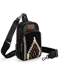 Wrangler Women's Daenery's Winter Southwestern Knitted Sling Bag