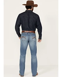 Wrangler 20X Men's Wright Medium Wash Slim Bootcut Stretch Denim Jeans - Tall