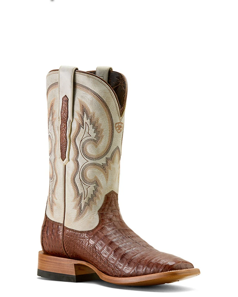 Ariat Men's Exotic Caiman Classic Callen Western Boots - Broad Square Toe