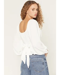 Originality Women's Boot Barn Exclusive Emma Long Sleeve Peplum Top