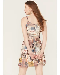 Idyllwind Women's Rodeo Ticket Sleeveless Mesh Mini Dress