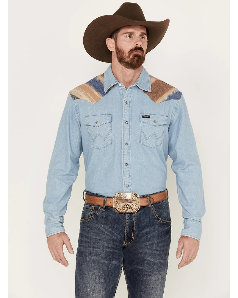 Wrangler Men's Pendleton Long Sleeve Western Work Shirt