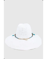 Nikki Beach Women's Dara Straw Western Fashion Hat