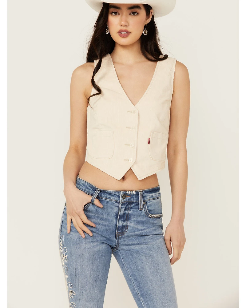 Levi's Women's Corduroy Tailored Vest
