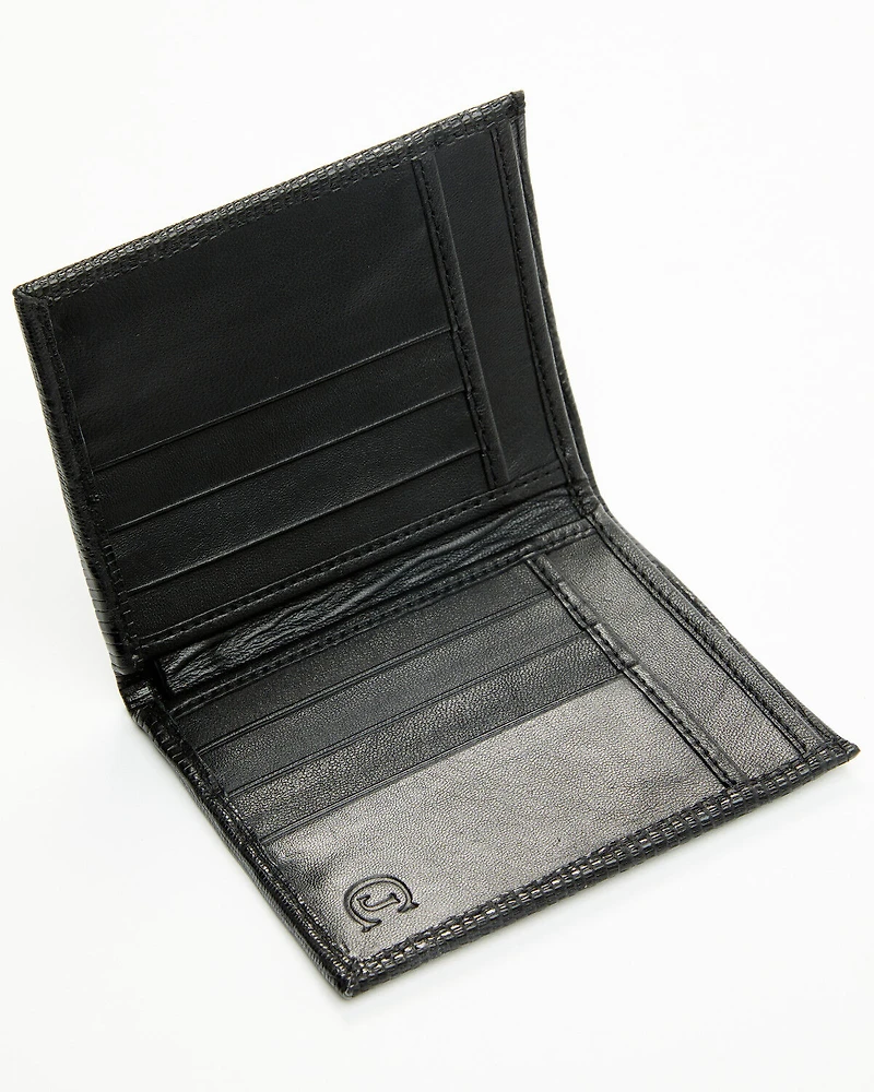 Cody James Black 1978™ Men's Vance Exotic Lizard Bifold Wallet