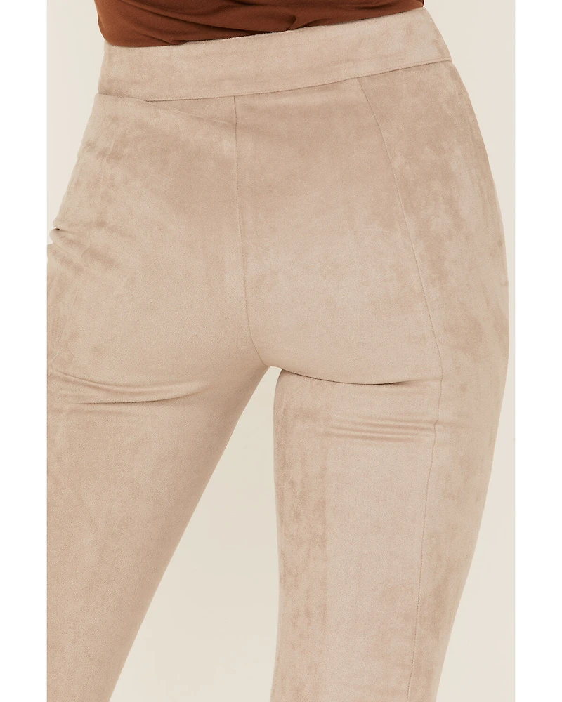Shyanne Women's Faux Suede Flare Pants