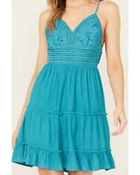 Shyanne Women's Lace Bustier Mini Dress