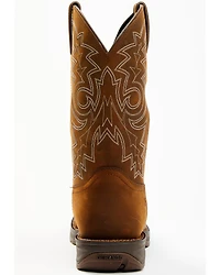 Durango Men's Rebel Pull On Waterproof Work Western Boots - Steel Toe