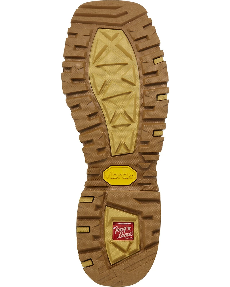 Tony Lama Men's Roustabout Waterproof Western Work Boots - Steel Toe
