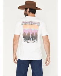 Wrangler Men's 90s Brush Popper Short Sleeve Graphic T-Shirt