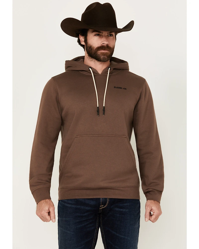 RANK 45® Men's Yee Chute Gate Embroidered Hooded Sweatshirt