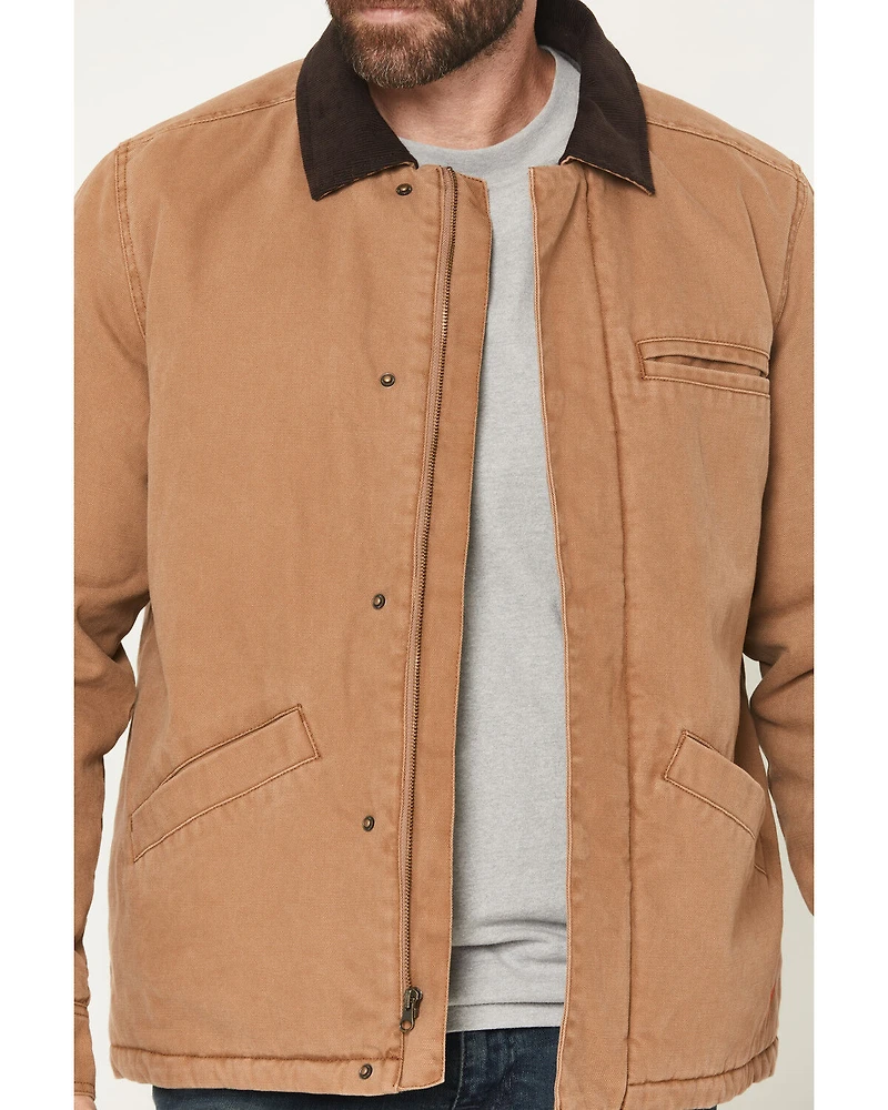 Hawx Men's Sherpa Lined Duck Canvas Jacket