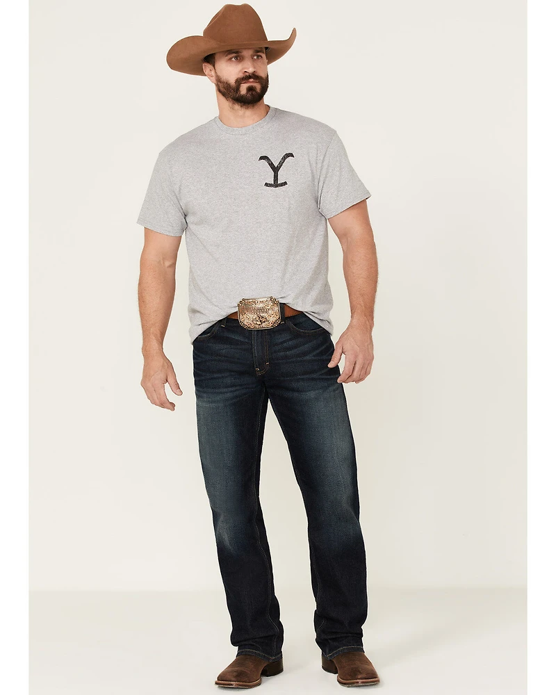 Paramount Network's Yellowstone Men's Rip For The Brand Graphic Short Sleeve T-Shirt