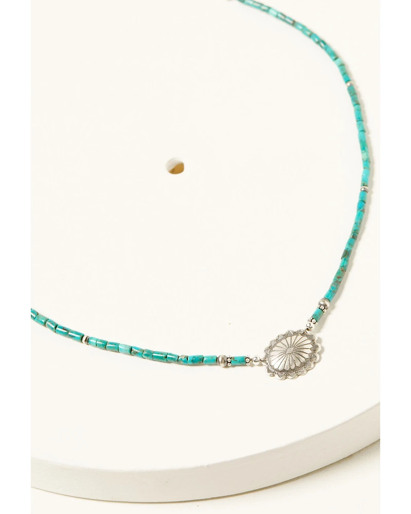 Paige Wallace Women's Cross Concho Necklace