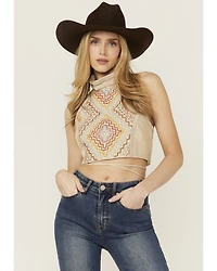 Double D Ranch Women's Gift Of The Anasazi Cropped Halter Top