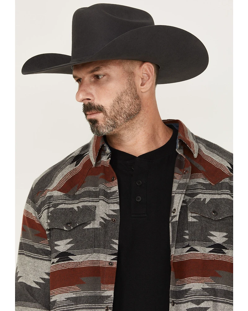 Cody James Men's Atoka Southwestern Print Long Sleeve Snap Western Shirt