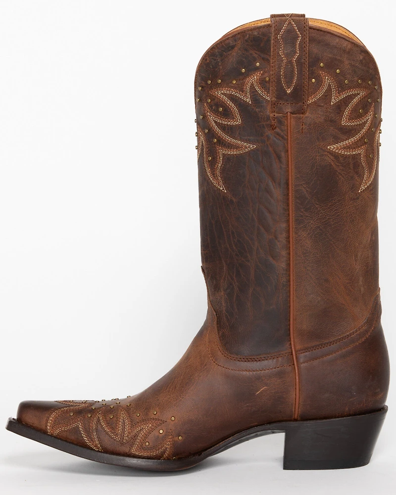 Shyanne Women's Studded Wing Tip Cowgirl Boots - Snip Toe