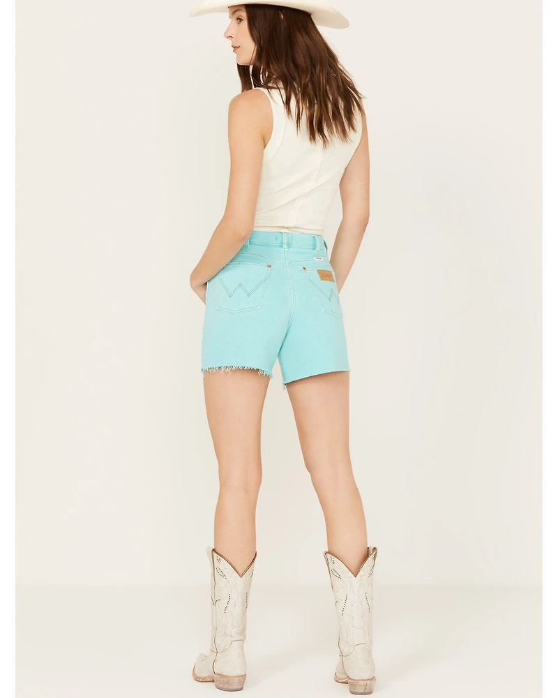Wrangler Women's High Rise A-Line Cutoff Shorts