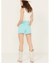 Wrangler Women's High Rise A-Line Cutoff Shorts