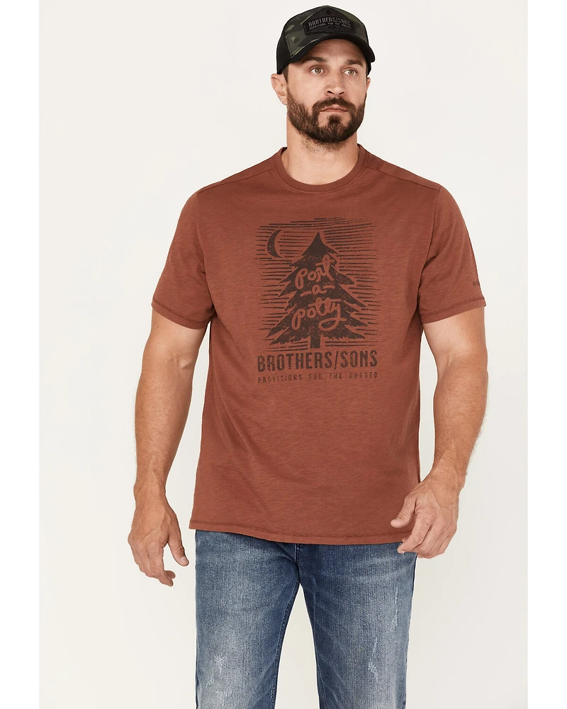 Brothers and Sons Men's Port-A-Potty Graphic T-Shirt