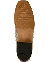 Ariat Men's Futurity Outlaw Exotic Ostrich Western Boots - Square Toe