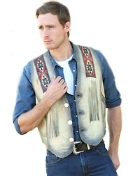 Kobler Leather Men's Indian Vest