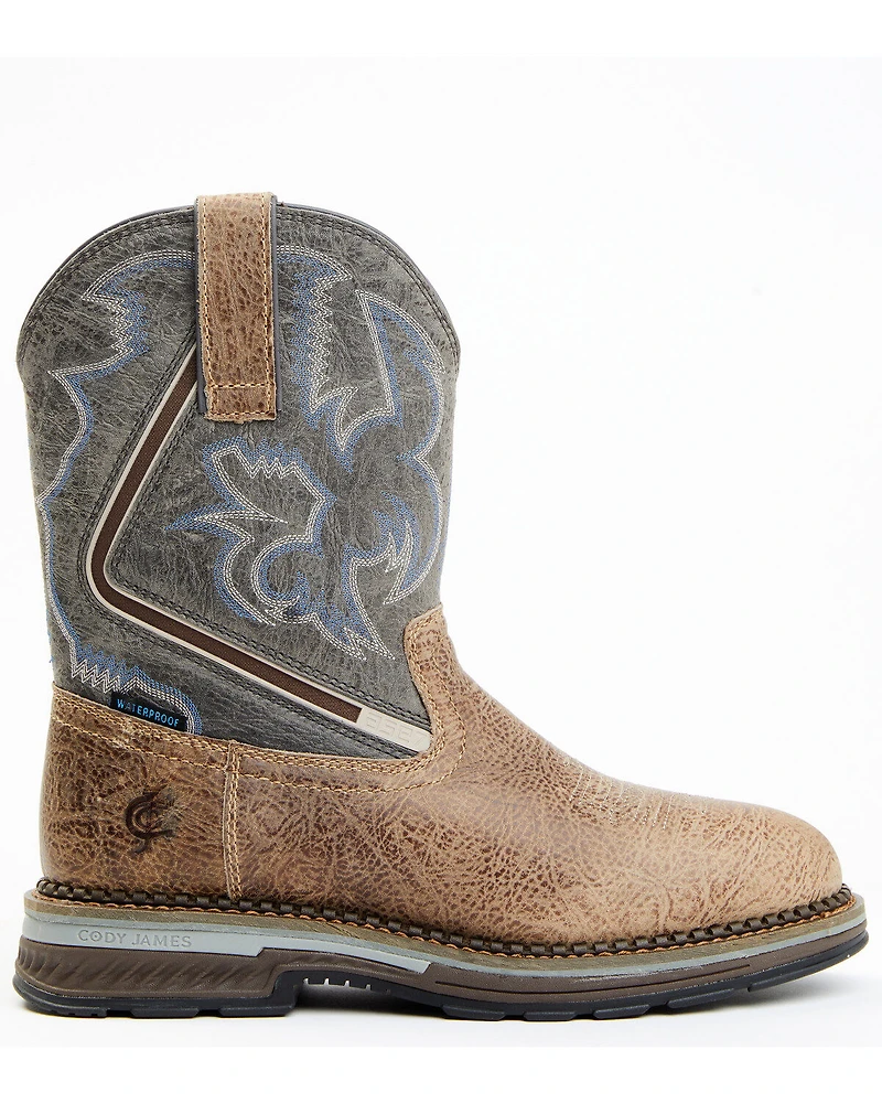 Cody James Men's Disruptor Tyche Eccentric Soft Pull On Work Boots - Toe