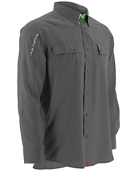 Huk Performance Fishing Men's Next Level Long Sleeve Button Down Woven Shirt