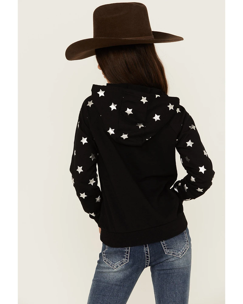 Rock & Roll Denim Girls' Boot Barn Exclusive Wild Western Star Print Hoodie