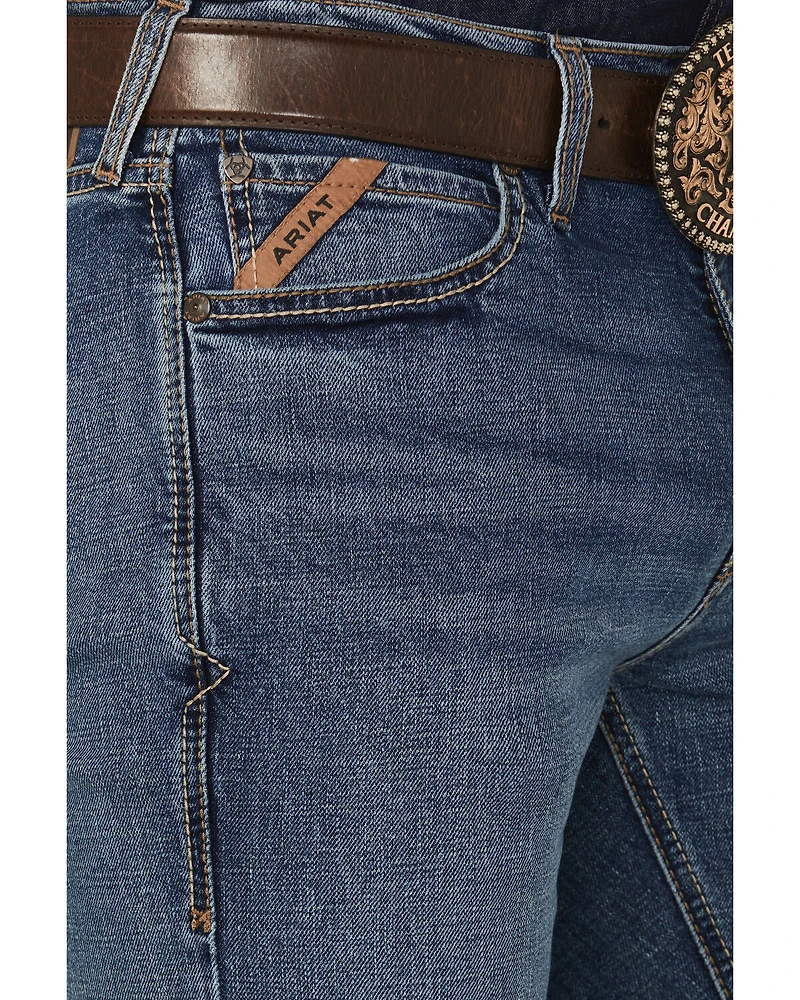 Ariat Men's M8 Carlos Miles Medium Wash Modern Slim Stretch Denim Jeans