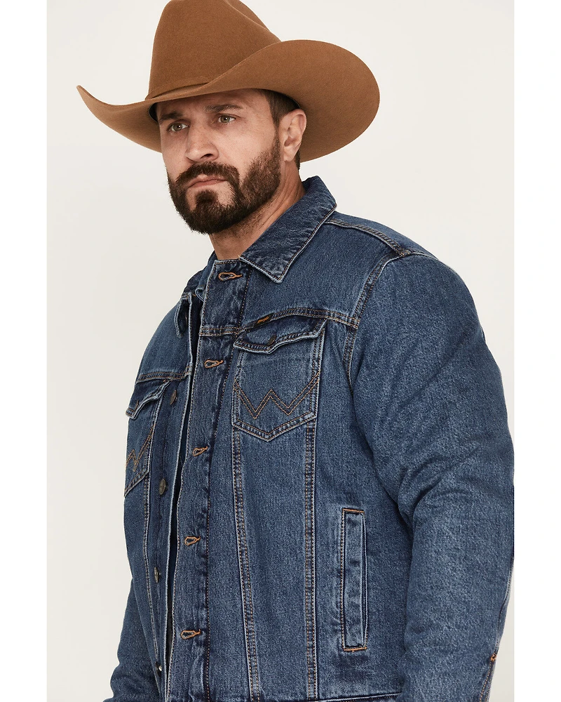 Wrangler Retro Men's Sherpa Lined Denim Jacket