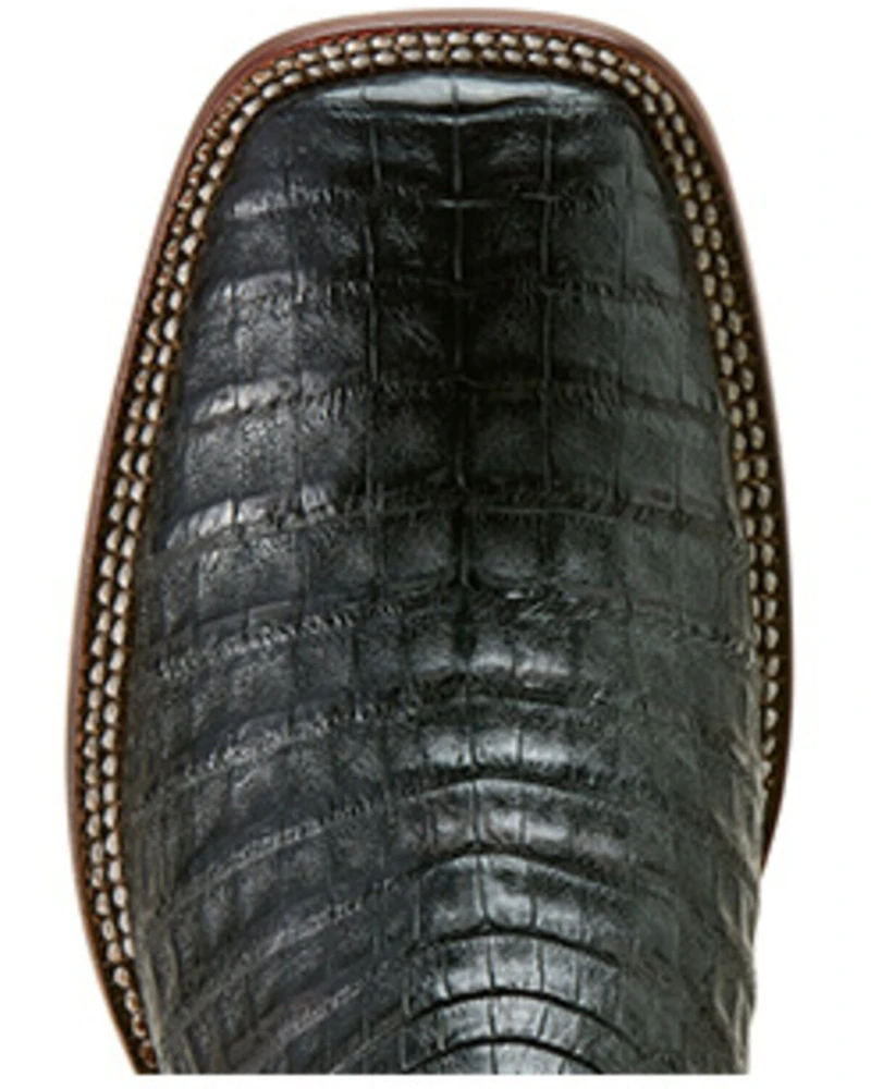 Ariat Men's Classic Callen Exotic Caiman Western Boots - Broad Square Toe