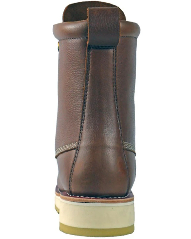 Die Hard Men's Malibu 8" Lace-Up Work Boots - Moc Toe