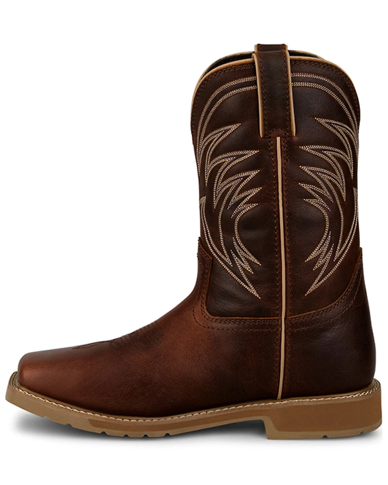 Justin Men's 11" Stampede Daywork Waterproof Work Boots - Steel Toe