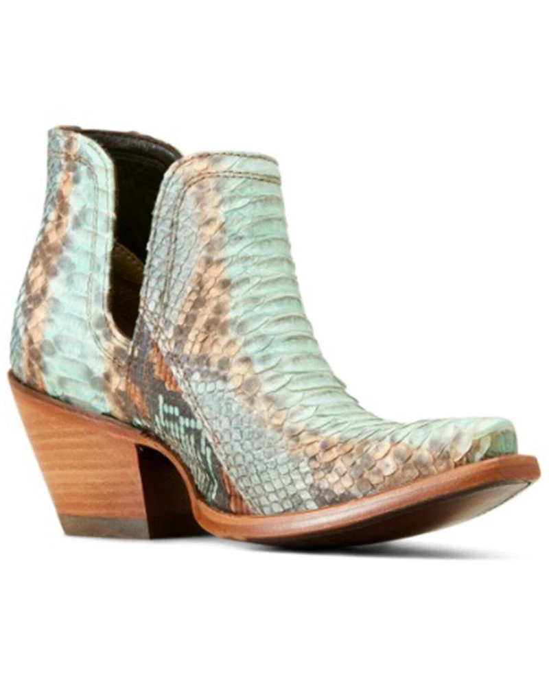 Ariat Women's Dixon Python Western Booties - Snip Toe