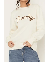 Hooey Women's Punchy Embroidered Crewneck Sweatshirt