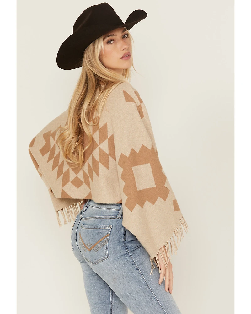 Ariat Women's Southwestern Print Sweater Poncho
