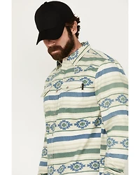 Cody James Men's FR Southwestern Print Long Sleeve Snap Midweight Work Shirt