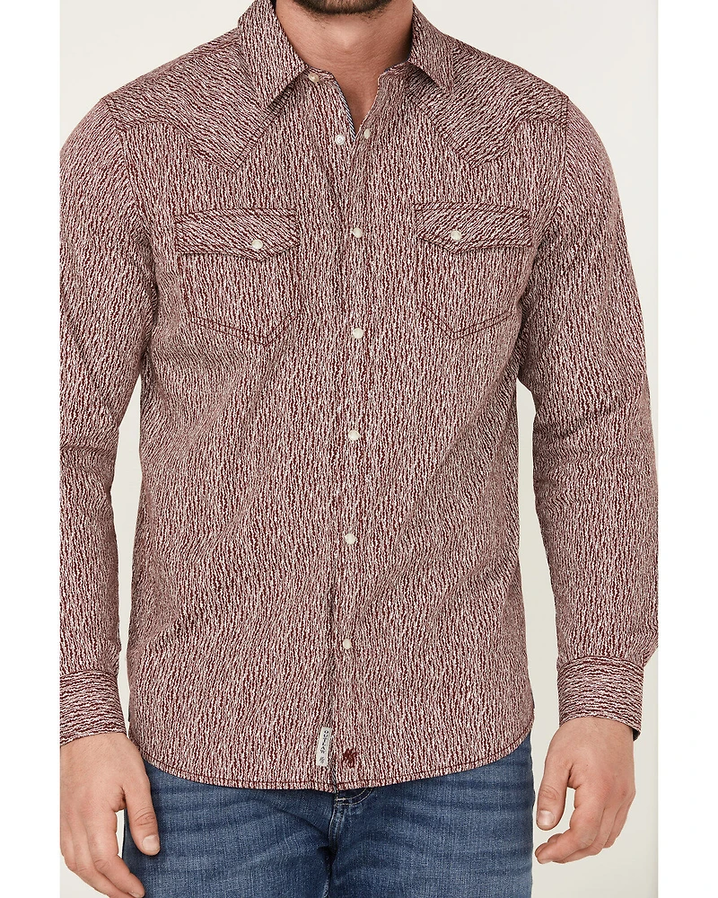 Moonshine Spirit Men's Album Printed Long Sleeve Pearl Snap Western Shirt