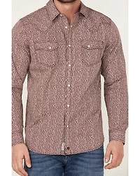 Moonshine Spirit Men's Album Printed Long Sleeve Pearl Snap Western Shirt