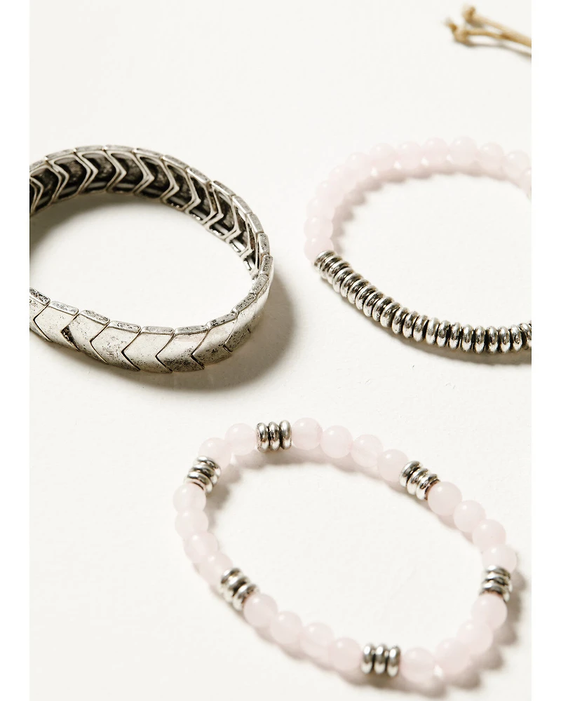 Shyanne Women's Moonbeam Mixed Bracelet Set