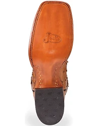 Justin Men's Full Quill Ostrich Western Boots
