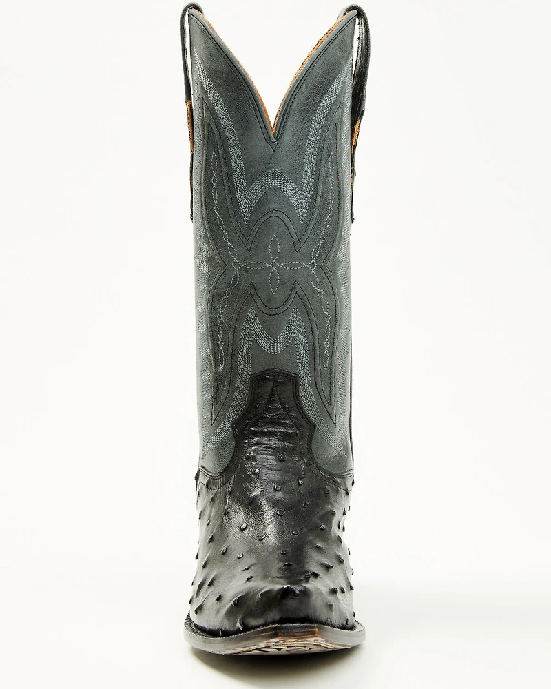 El Dorado Women's Camille Exotic Ostrich Tall Western Boots