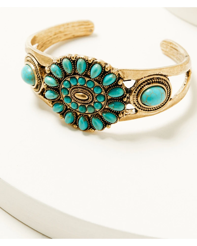Shyanne Women's Summer Solstice Concho Bracelet Cuff