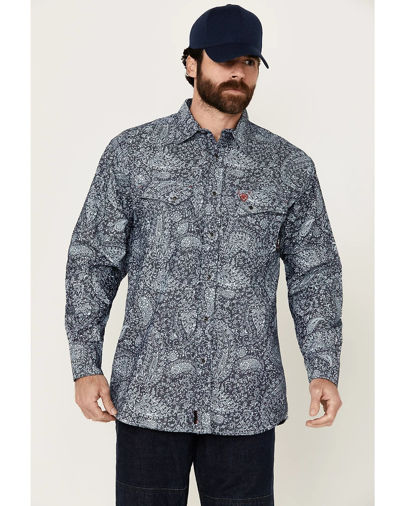 Ariat Men's FR Pacific Long Sleeve Snap Work Shirt
