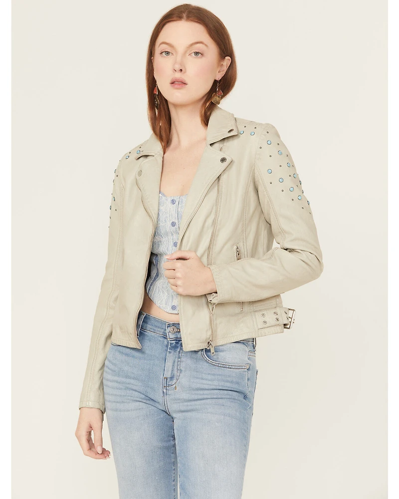 Mauritius Leather X Boot Barn Women's Cassidy Studded Jacket